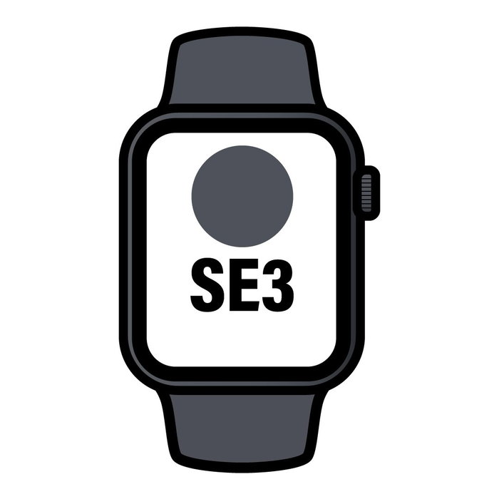 Apple Watch SE 3 GPS + Cellular 40mm Medianoche S/M